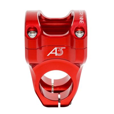 Industry Nine A35 Bike Stem - Red 35mm Mountain Bike Stem with 32mm Length - Made in USA