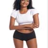 Goat Union Organic Cotton Boyleg Period Underwear for Women & Teens - Moderate Absorbency Period Panty, Black, XL, Pack of 1 view 1