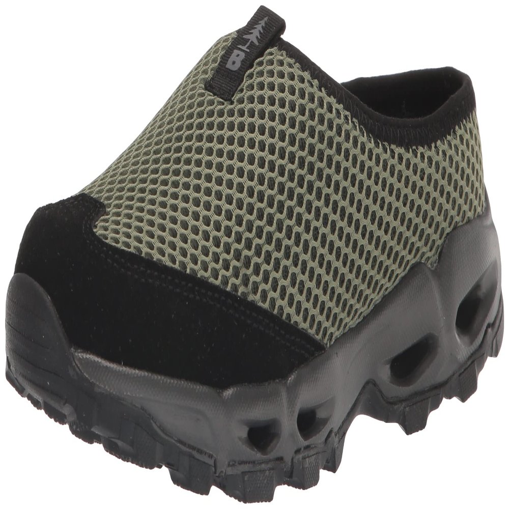 BASS OUTDOOR Women's Sandals Aqua MESH Slide, DEEP LCHN GN, 8.5