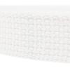 Country Brook Design - 1" Cotton Webbing Strap - Lightweight, Organic and Gentle with Skin Cotton Strapping - 25 Yards, White view 3