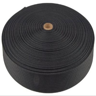 Country Brook Design - 1 1/2 Inch Black Scuba or Duty Belt Webbing, 50 Yards