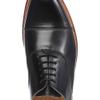 [4 Laces] 2-Pair Pack Waxed Round Oxford Shoe Laces for Dress Shoes Chukka 3/32Inch Thin(#01 Black,59in (150cm)) view 4