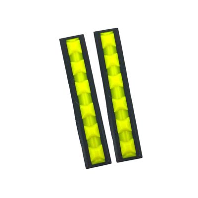 FRESHe Snowboard Stomp Pad 2-Pack - Flourescent Yellow Low Profile Spike Pattern - Specialized Stomp Pad Designed for Better Grip & Adhesion to Snowboards - 2 Pack (Flourescent Yellow Spike)