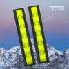 FRESHe Snowboard Stomp Pad 2-Pack - Flourescent Yellow Low Profile Spike Pattern - Specialized Stomp Pad Designed for Better Grip & Adhesion to Snowboards - 2 Pack (Flourescent Yellow Spike) view 3