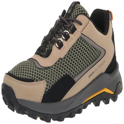 Bass Outdoor Women's Shoe Trek MESH Hiker, DEEP LCHN GN, 7