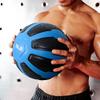 GYMENIST Rubber Medicine Ball with Textured Grip, Available in 9 Sizes, 2-20 LB, Weighted Fitness Balls,Improves Balance and Flexibility - Great for Gym, Workouts, (10 LB (Red- Black)) view 2