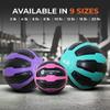 GYMENIST Rubber Medicine Ball with Textured Grip, Available in 9 Sizes, 2-20 LB, Weighted Fitness Balls,Improves Balance and Flexibility - Great for Gym, Workouts, (10 LB (Red- Black)) view 4
