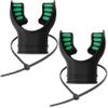 JUSTOOP Scuba Diving Mouthpiece, Silicone Snorkel Mouthpiece Regulator Replacement with Regulator Tie Fits Most Standard Regulators Scuba Diving Accessories, Green view 1