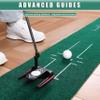 CHAMPKEY Golf Putting Green Indoor - Advanced Guides Golf Putting Mat - Enhance Putting Accuracy and Challenge view 3