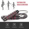 Feiyx Jump Ropes for Fitness - Skipping Ropes for Exercise, Lose Weight, Burn Calories, Indoor Fitness, Gym -Tangle Free Ball Bearing Speed Rope with Memory Foam Antiskid Handles - for Aerobic Exercis view 3