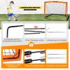 Soccer Goals for Backyard Set, Portable Kids Toddler Soccer Goal 2 of 4' x 3', Pop Up Soccer Net Soccer Training Equipment with Size 4 Soccer Ball, Carry Bag, Youth Games, Sports, Outdoor Play view 2