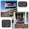 Buffalo Bills Retro Stripes Large 3x5 Flag view 4