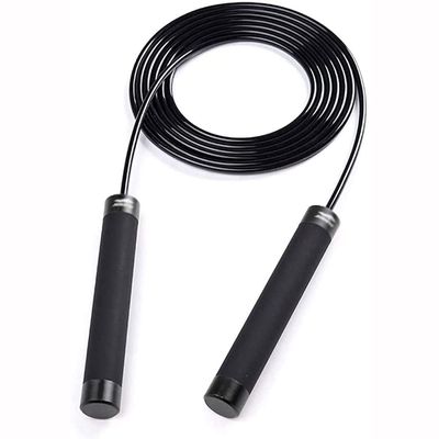 Feiyx Jump Rope Steel Wire Adjustable Jump Ropes with Anti-Slip Handles for Workout Fitness Exercise,Skipping Rope Speed Rope for Men Women Kids