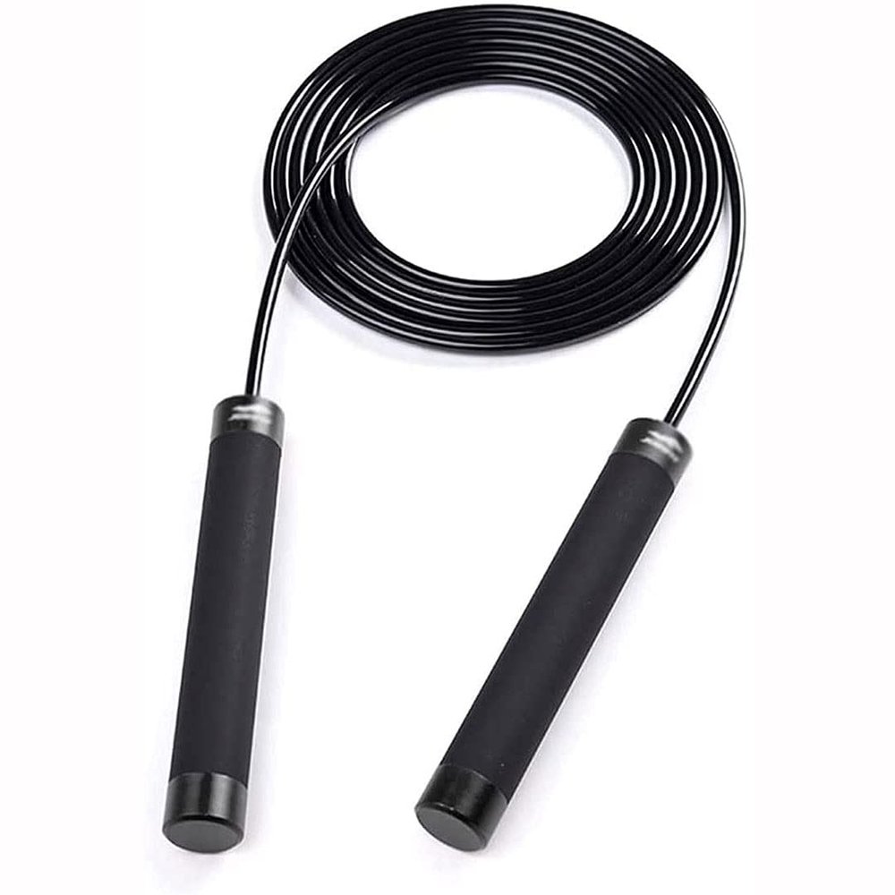Feiyx Jump Rope Steel Wire Adjustable Jump Ropes with Anti-Slip Handles for Workout Fitness Exercise,Skipping Rope Speed Rope for Men Women Kids