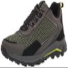Bass Outdoor Men's Shoe Trek MESH Hiker, DEEP LCHN GN, 9.5 view 1