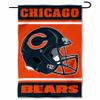 Chicago Bears Helmet Double Sided Garden Banner Flag view 1