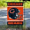 Chicago Bears Helmet Double Sided Garden Banner Flag view 2