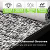 Hjdeck Universal Surfboard Pad EVA Foam Boat Flooring 47.2"x11.8" Non-Slip Deck Grip Mat Marine Carpet for Yacht Boat Kayak Decking Golf Cart view 2