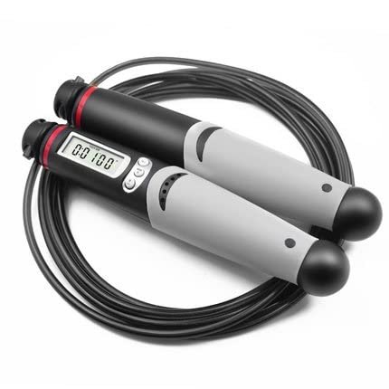 Feiyx Jump Rope, Speed Digital Counting Skipping Rope with Calorie Counter and, Adjustable Length-Jumping Rope for Fat Burning Exercises