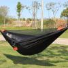 Swing Set Camping Hammock Double & Single Portable Hammocks With 2 Tree Straps, Lightweight Nylon Parachute Hammocks For Backpacking, Travel, Hiking Portable Hammock Swing Seat ( Color : Army green ) view 4