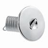 1Pack Stainless Steel 316 Boat Deck Fill Filler 1-1/2" 38mm W/ Keyless Cap,Marine Angled Fill (Mark:Diesel, 1-1/2"/38mm) view 1