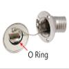 1Pack Stainless Steel 316 Boat Deck Fill Filler 1-1/2" 38mm W/ Keyless Cap,Marine Angled Fill (Mark:Diesel, 1-1/2"/38mm) view 4