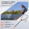 KastKing Brutus Fishing Net, Fish Landing Net, Lightweight & Portable Fishing Net with Soft EVA Foam Handle, Holds up to 44lbs/20KG, Fish-Friendly Mesh for a Safe Release, Silicone L view 2