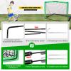 Soccer Goals for Backyard Set, Portable Kids Toddler Soccer Goal 2 of 4' x 3', Pop Up Soccer Net Soccer Training Equipment with Size 4 Soccer Ball, Carry Bag, Youth Games, Sports, Outdoor Play view 2