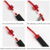 Feiyx Jump Rope Soft Beaded Skipping Rope, Premium Adjustable Free Segmented Tangle-Free Workout Fitness Cardio Skip Rope School Jumping Rope,for Fitness, Weighted Skipping Rope For Exercise, Power Tr view 4