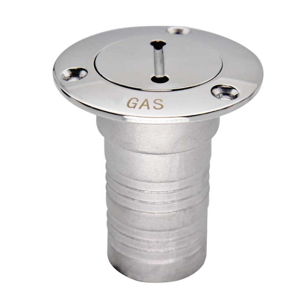 1-1/2"(38mm) Boat Deck Fill/Filler Tank Key Cap, Marine 316 Stainless Steel Yacht Caravan W/Key -1Pack (Mark: Gas, 1-1/2"/38mm)
