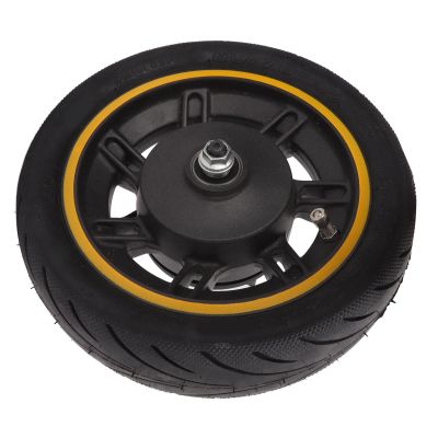 10 Inch 60/70-6.5 Solid Tire Replacement, Scooter Front Wheel for 9 G30 Electric Scooter, Explosion Proof Wheel Hub Tyre Set with Drum Brake