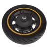 10 Inch 60/70-6.5 Solid Tire Replacement, Scooter Front Wheel for 9 G30 Electric Scooter, Explosion Proof Wheel Hub Tyre Set with Drum Brake view 1