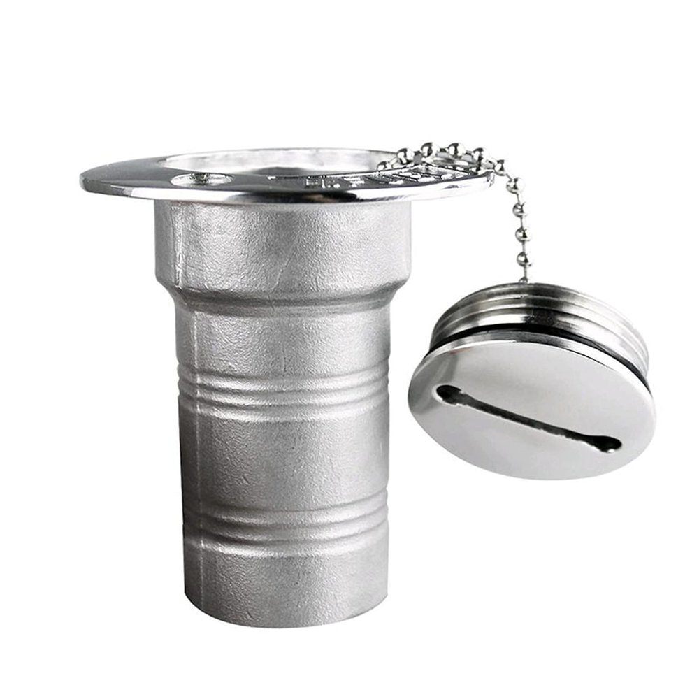 1-1/2"(38mm) Boat Deck Fill/Filler Tank Key Cap, Marine 316 Stainless Steel Yacht Caravan W/Key -1Pack (Mark:Diesel, 1-1/2"/38mm)