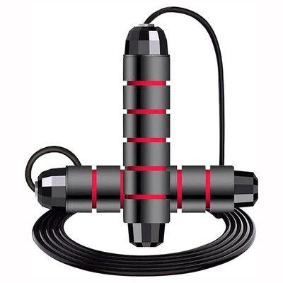 Feiyx Jump Ropes for Fitness (2 pcs)- Skipping Ropes for Exercise, Lose Weight, Burn Calories, Indoor Fitness, Gym -Tangle Free Ball Bearing Speed Rope with Memory Foam Antiskid Handles - for Aerobic