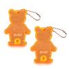 KOPPANG Safety Reflectors - Stylish Reflective Gear for Jackets, Bags, Purses, Backpacks, Strollers and Wheelchairs (Bear-Yellow-2pcs) view 1