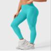 HIGORUN Women Seamless Leggings Smile Contour High Waist Workout Gym Yoga Pants Olive Green XS view 2