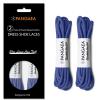 [4 Laces] 2-Pair Pack Waxed Round Oxford Shoe Laces for Dress Shoes Chukka 3/32Inch Thin(#11 Royal Blue,22in (56cm)) view 3