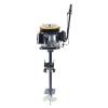 9HP 4-Stroke 225CC Outboard Motor Single Cylinder Air-cooled TCI Gasoline Outboard Fishing Motor Boat Engine 360 Rotation for Inflatable boat, Kayak, Canoe, Small Yacht view 3