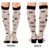 Wusikd Milk Cows Compression Socks for Women and Men Circulation Cow Print Long Socks for Athletic Running 1 view 2