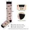 Wusikd Milk Cows Compression Socks for Women and Men Circulation Cow Print Long Socks for Athletic Running 1 view 4