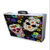 PARTYPONG 8-Foot Folding Beer Pong Table w/Cup Holes - Dia de Los Muertos Edition view 2