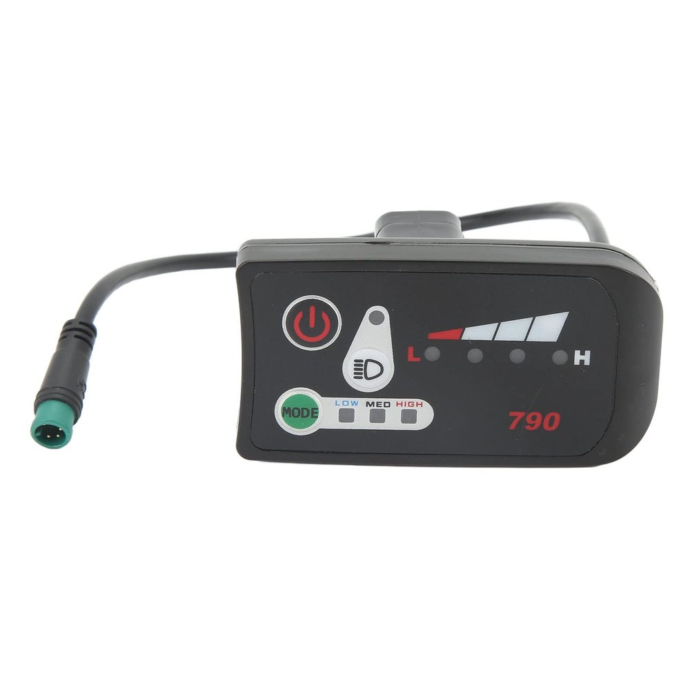 Pilipane Electric Bikes LCD Display Meter, 24V 36V 48V Electric Bikes LED Display Control Panel, 790 Led Display for Electric Bikes 810 Control Electric Bicycle(24V)