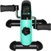 BUZZNN Portable Mini Exercise Bike, Under Desk Bike Pedal Exerciser Portable Foot Cycle Arm & Leg Peddler Machine with LCD Screen Displays for Home Office Workout, Blue view 3