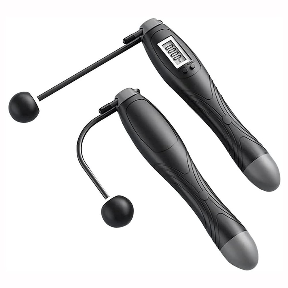Feiyx Jump Rope, Weighted Jump Rope for Fitness, Skipping Rope with Counter - Heavy Handles, Cordless Jumping Rope for Training, Workout