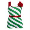 Daenrui Kids Girls Boys Christmas Dance Performance Costume Festival Ballet Gymnastics Leotards Shorts Unitard Green 10 Years view 1