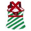 Daenrui Kids Girls Boys Christmas Dance Performance Costume Festival Ballet Gymnastics Leotards Shorts Unitard Green 10 Years view 4