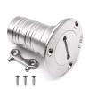 1-1/2"(38mm) Boat Deck Fill/Filler Tank Key Cap , Marine 316 Stainless Steel Yacht Caravan W/Key -1Pack (Mark: Fuel, 2"/50mm) view 1