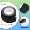 Amylove 230 Ft Driveway Basketball Tape Outdoor Court Tape Adhesive Court Marking Tape Court Lines for Tennis Badminton Parking Floor Pavement Driveway Indoor, 2 in Wide (Black, PVC) view 4