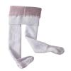 Toddler Kids Baby Girls Cotton Fleece Lined Solid Warm Leggings Pantihose Stretchy Fleece Leggings (GY1, 10-12 Years) view 1