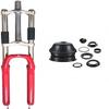 CDHPOWER Red 26 inch Triple Tree Double Shoulder Suspension Fork with Headset for 26 INCH Bicycle Fork view 1